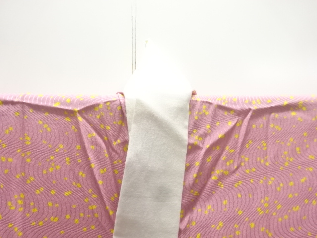  箔散らし模様単衣長襦袢